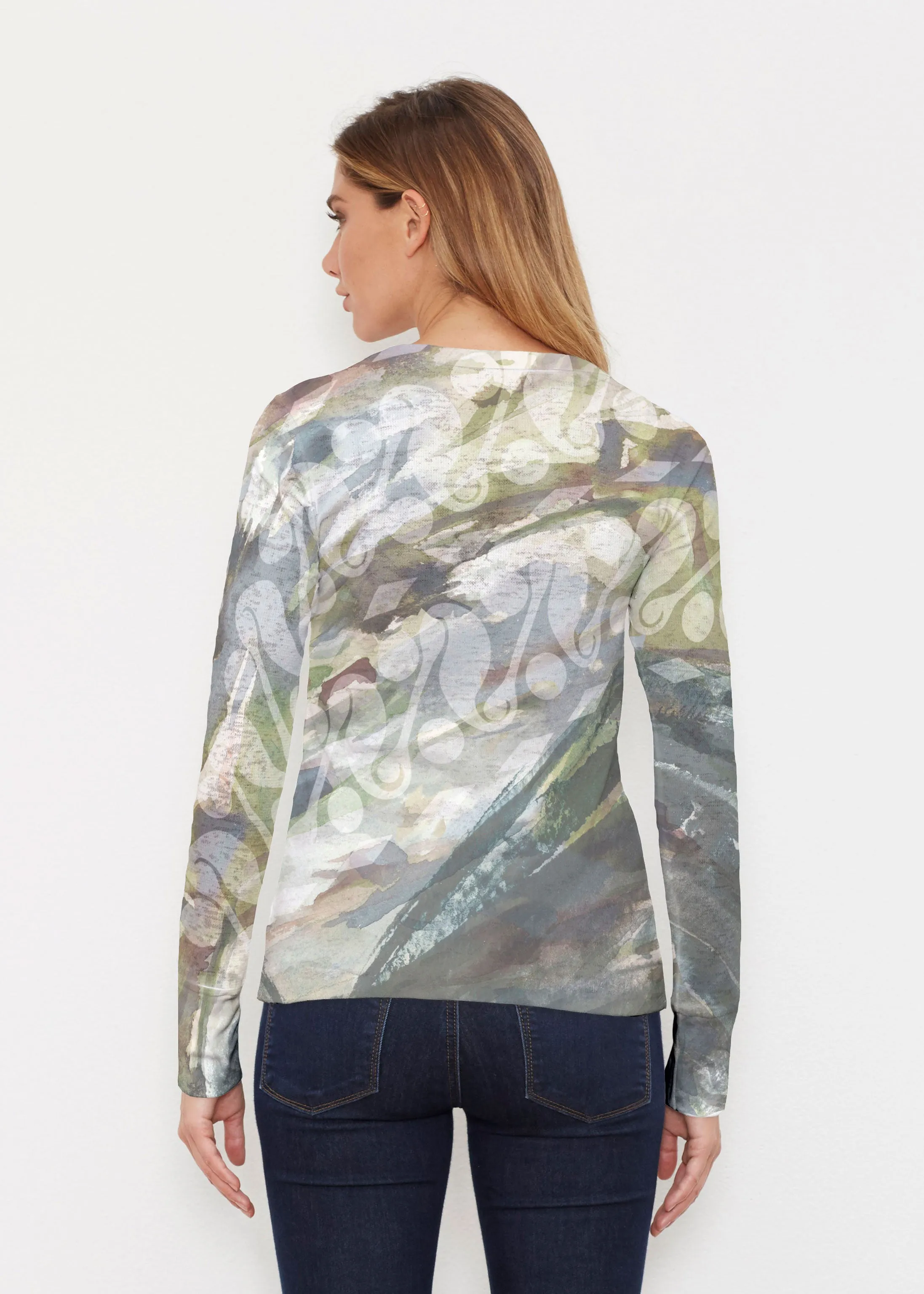 Annaleise (15055) ~ Thermal Long Sleeve Crew Shirt