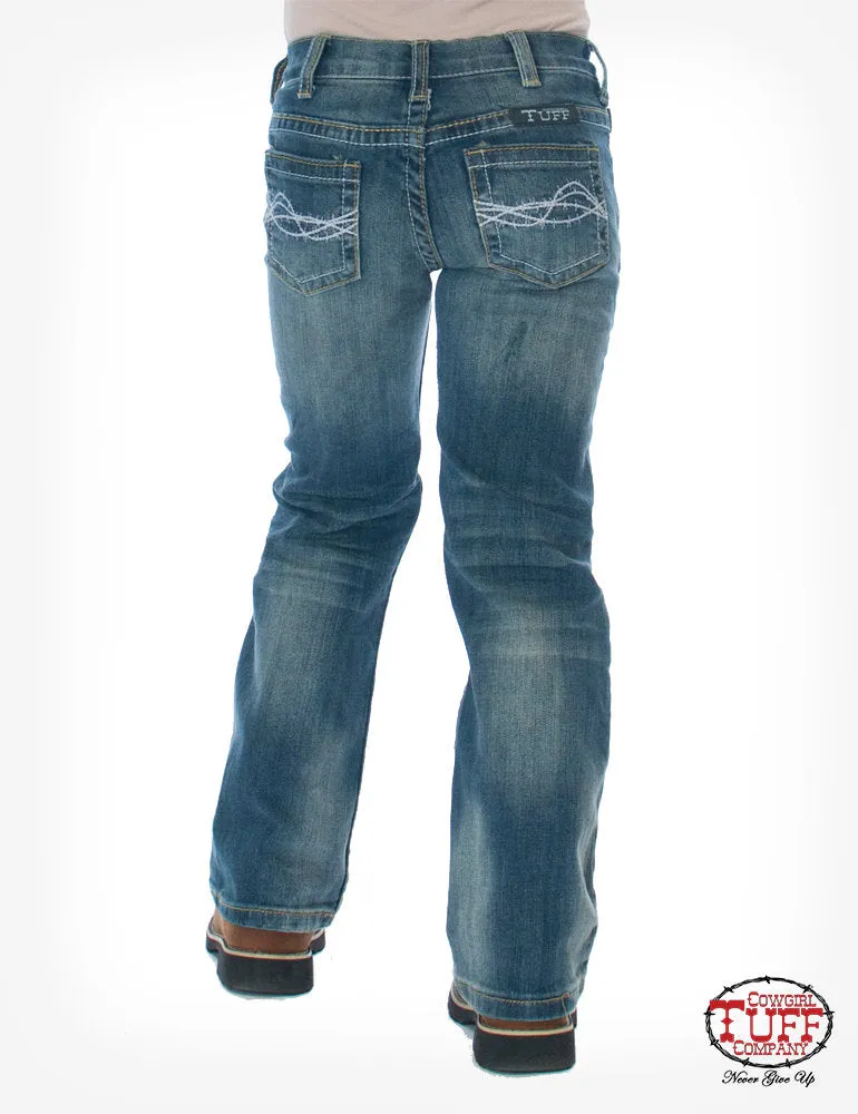 Cowgirl Tuff Girls Don't Fence Me In Jeans
