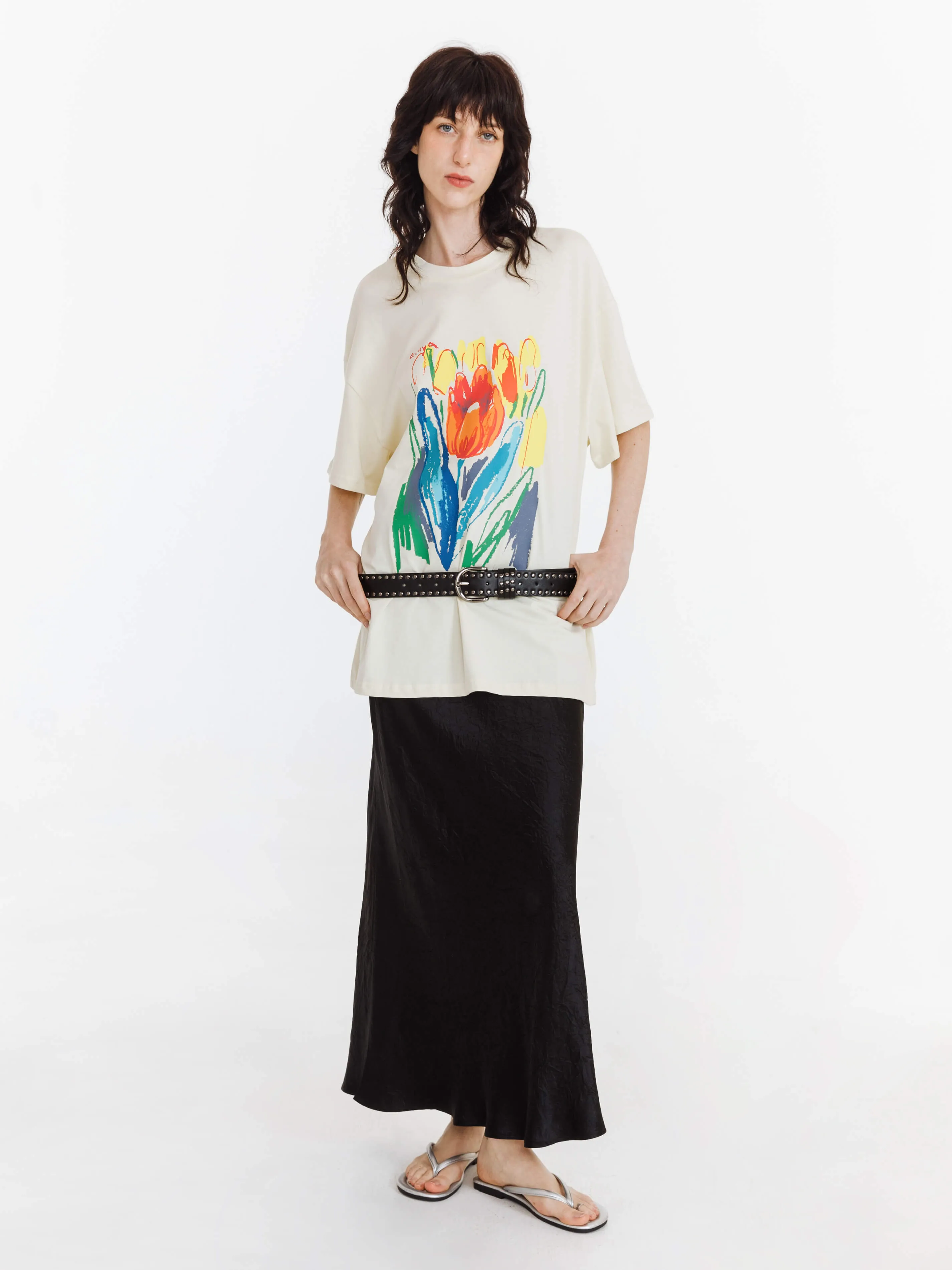 Floral Print Loose T-shirt