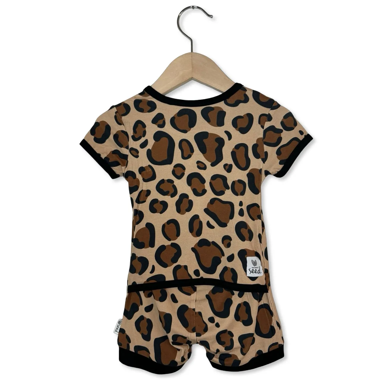 In The Wild Mini Ribbed Shorty Romper