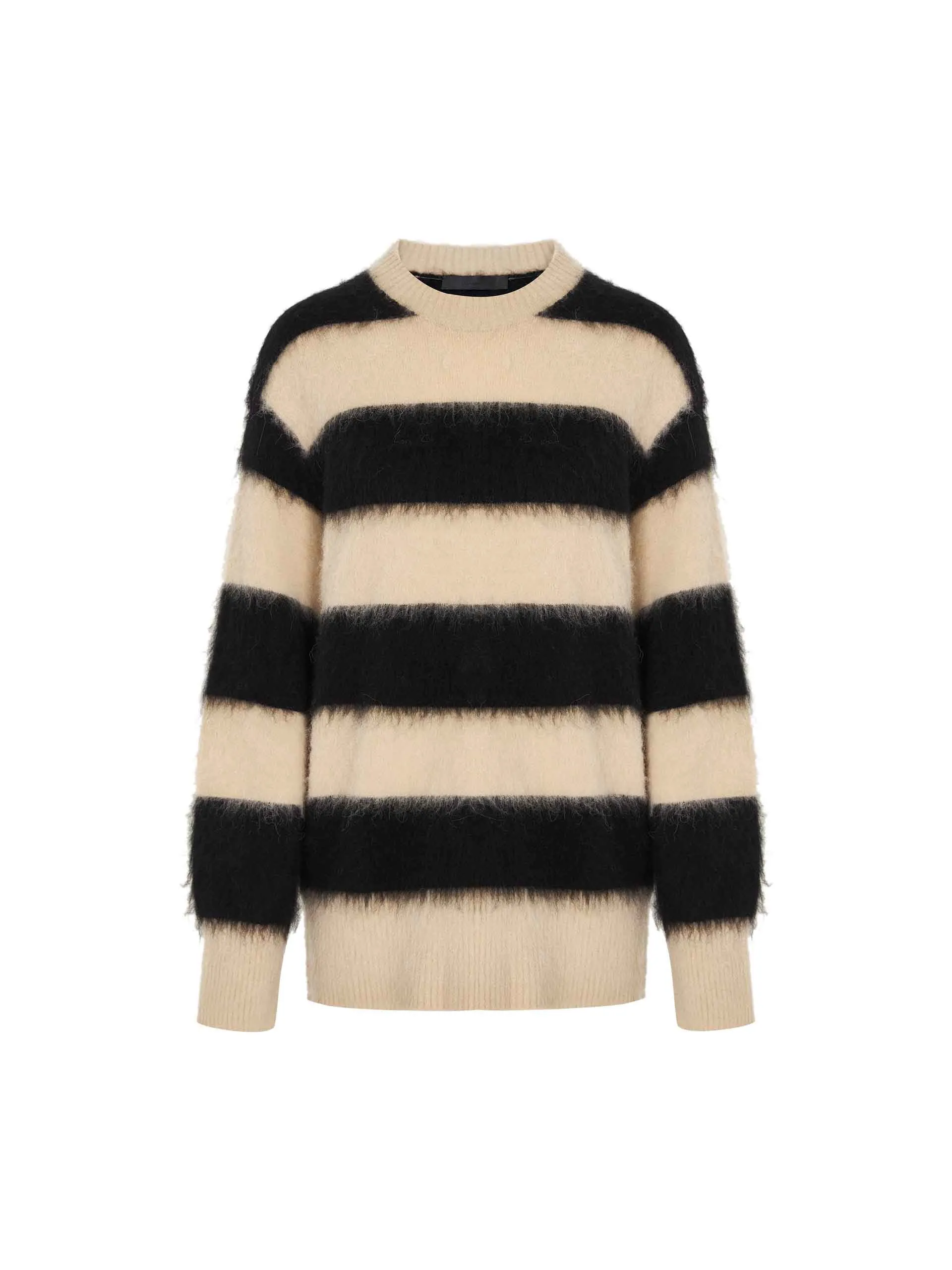 Loose Striped Knit Sweater