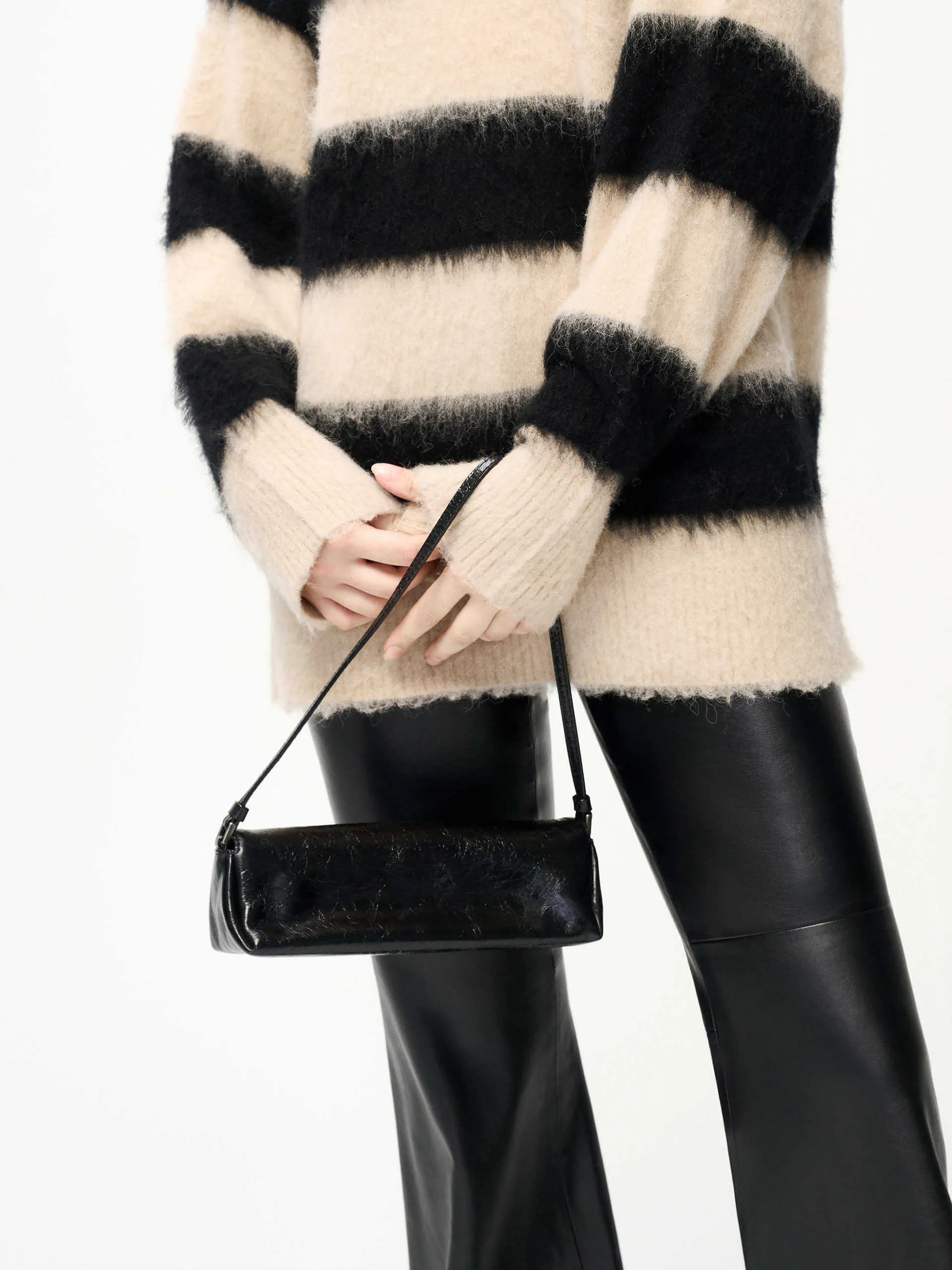 Loose Striped Knit Sweater