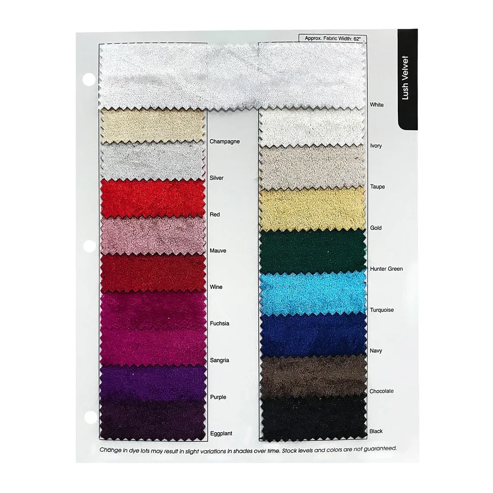 Lush Velvet Banquet Fitted Tablecloths - Hospitality Line