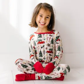 Off to Pick Pines Kid's Day to Night Romper