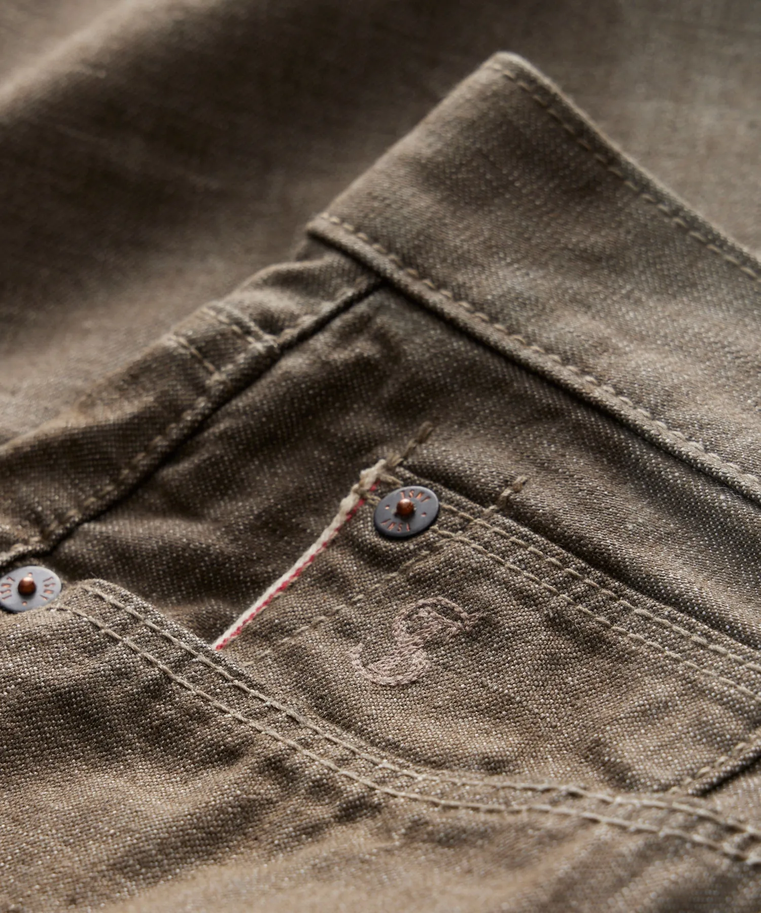 Relaxed Lightweight Japanese Selvedge Jean in Whiskey