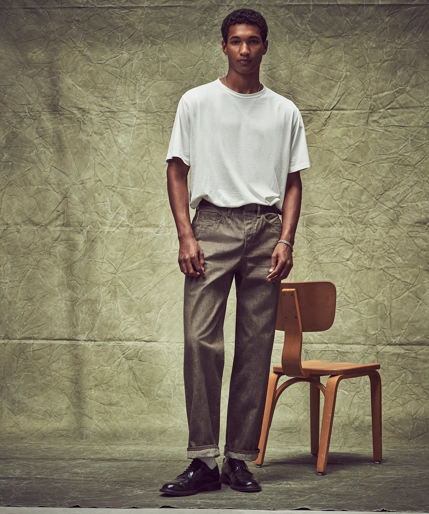 Relaxed Lightweight Japanese Selvedge Jean in Whiskey