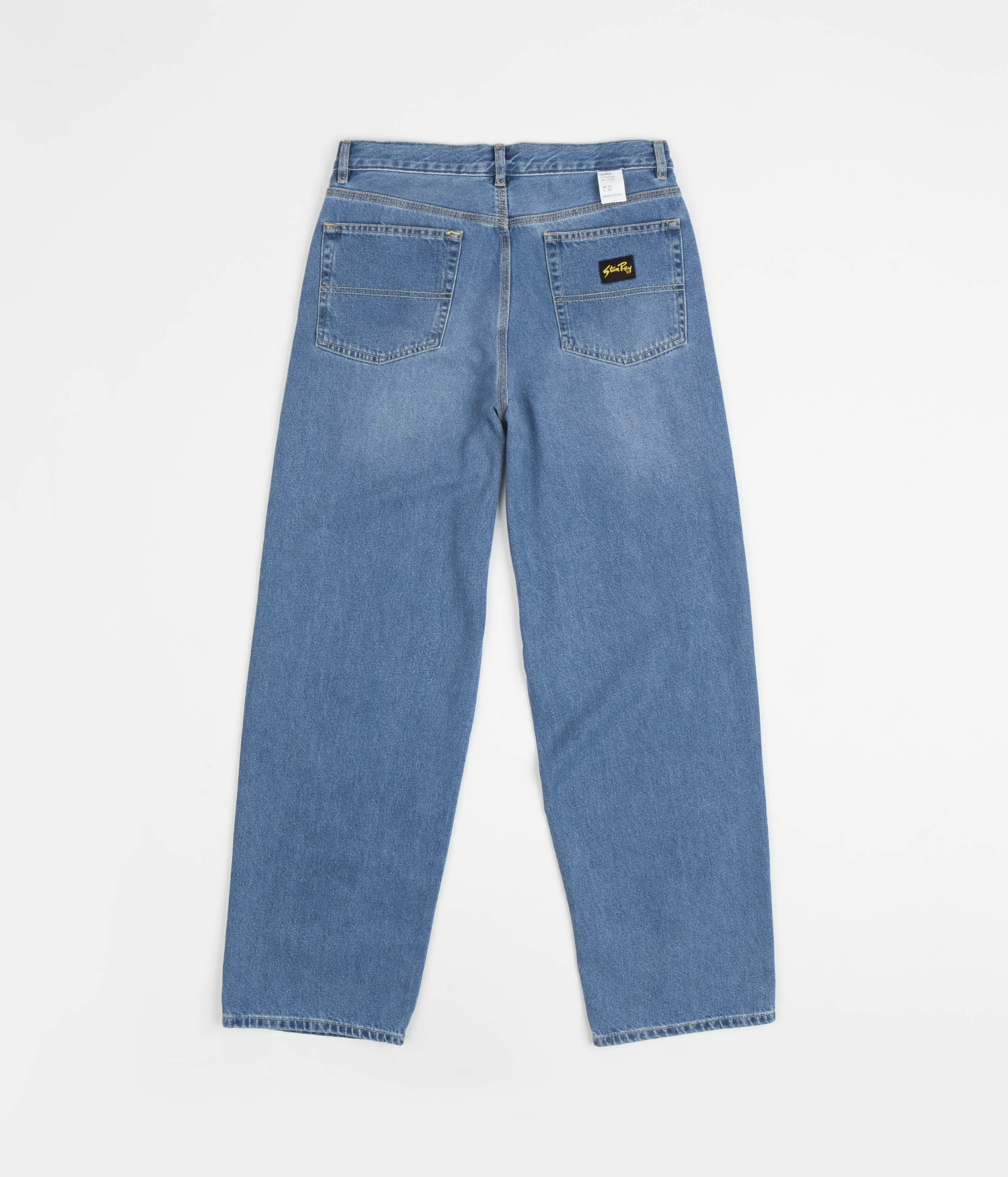 Stan Ray 5 Pocket Wide Jeans - Vintage Stonewash Denim