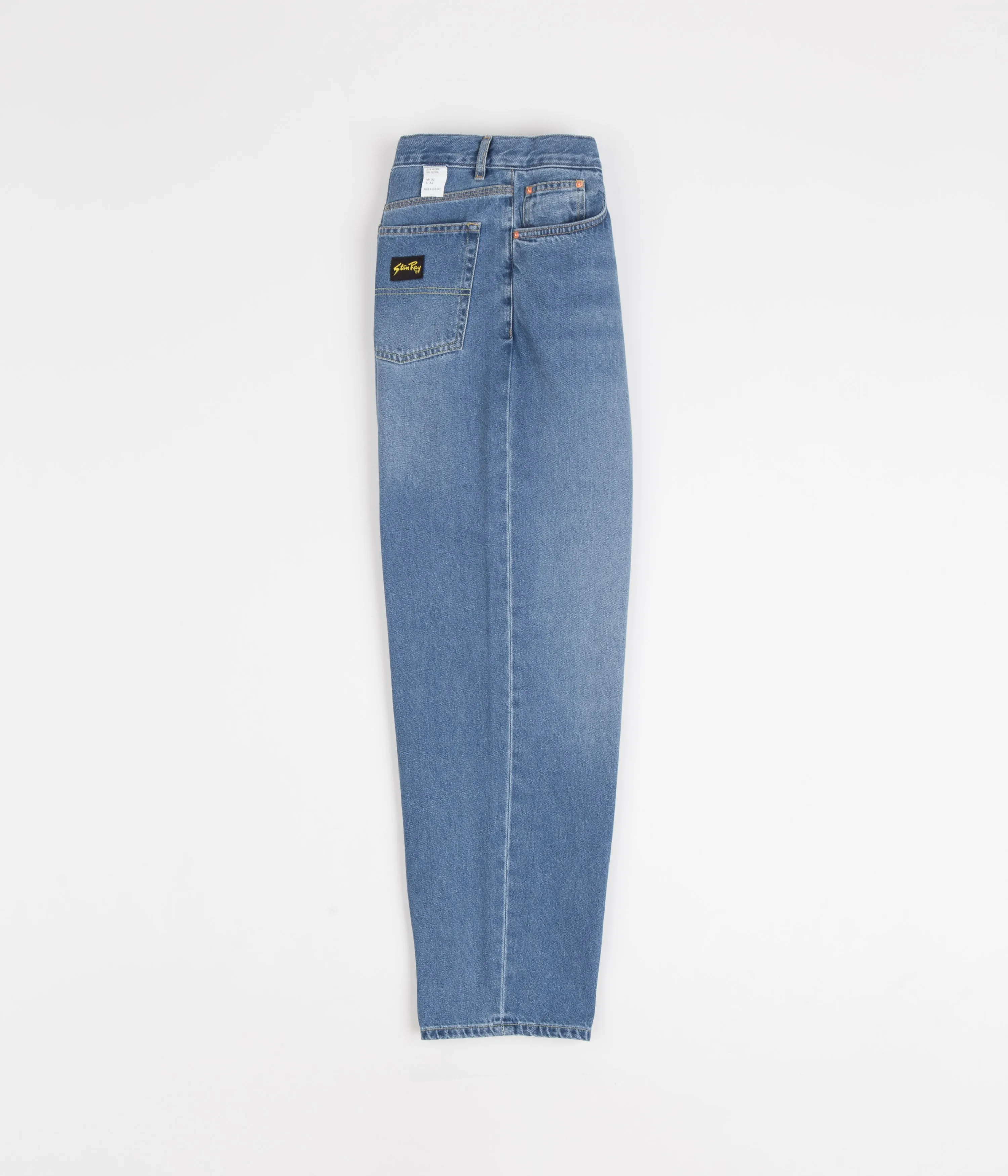 Stan Ray 5 Pocket Wide Jeans - Vintage Stonewash Denim