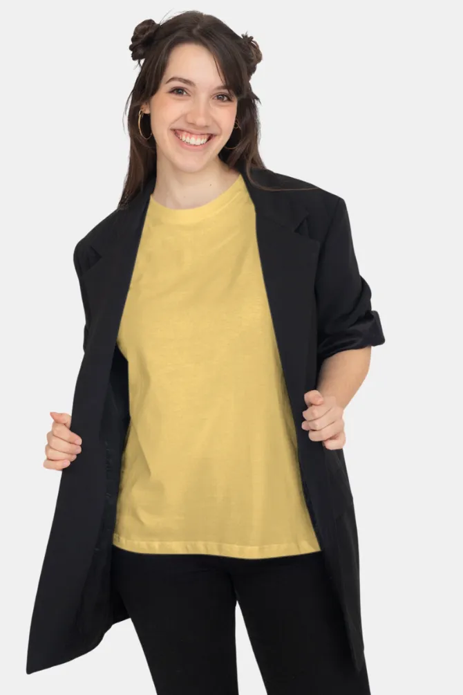 Yellow T-shirt for women