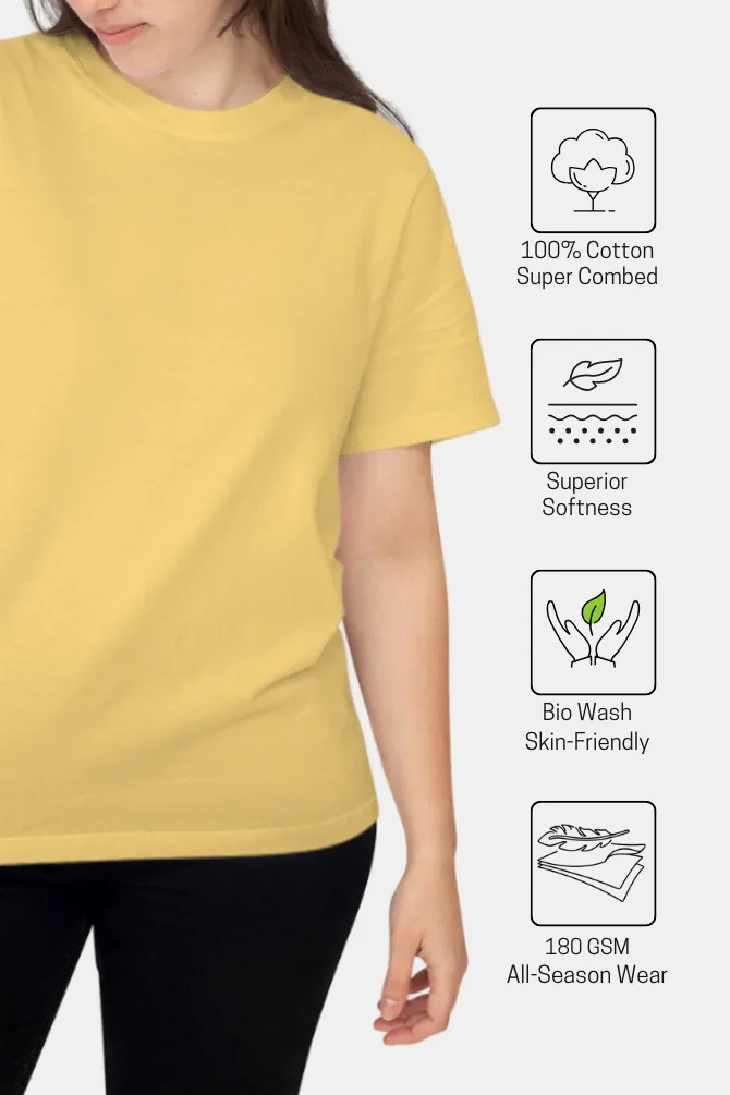 Yellow T-shirt for women